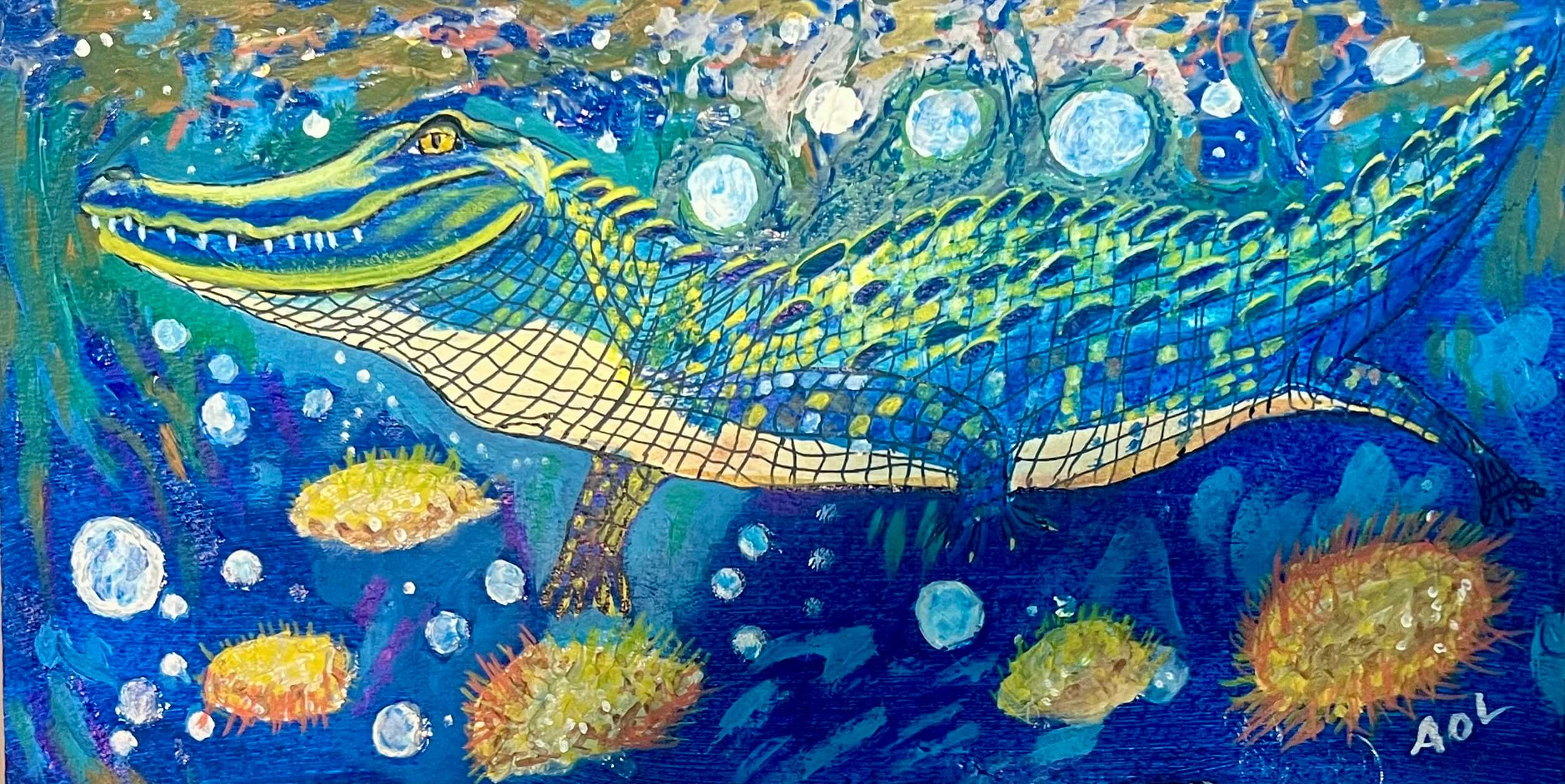 Underwater Gator Patrol